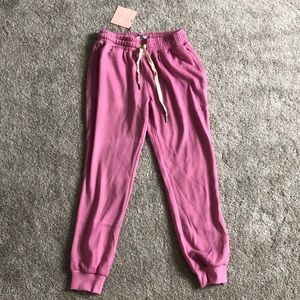 Kittenish pink joggers - brand new never worn!!
